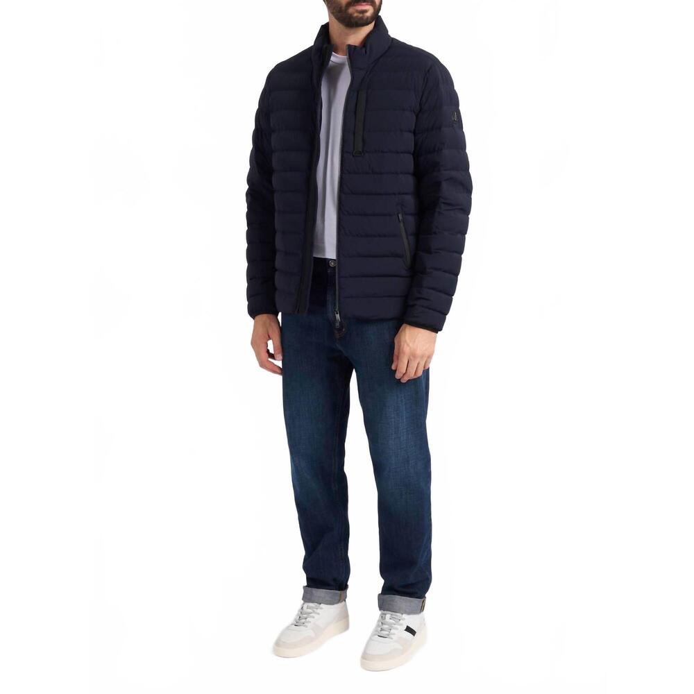 NEW MOOSE KNUCKLES fullcrest puffer jacket in blue